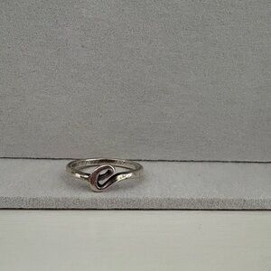 James Avery Script Initial Ring, Letter E, Size 8